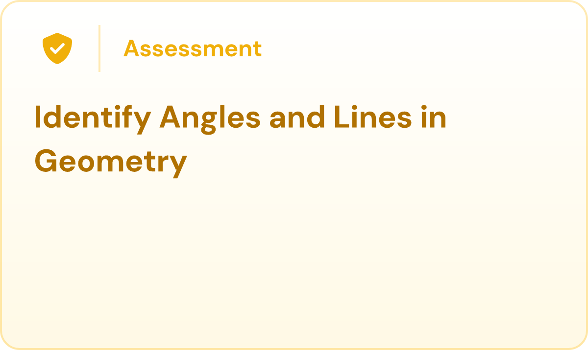 Identify Angles and Lines in Geometry