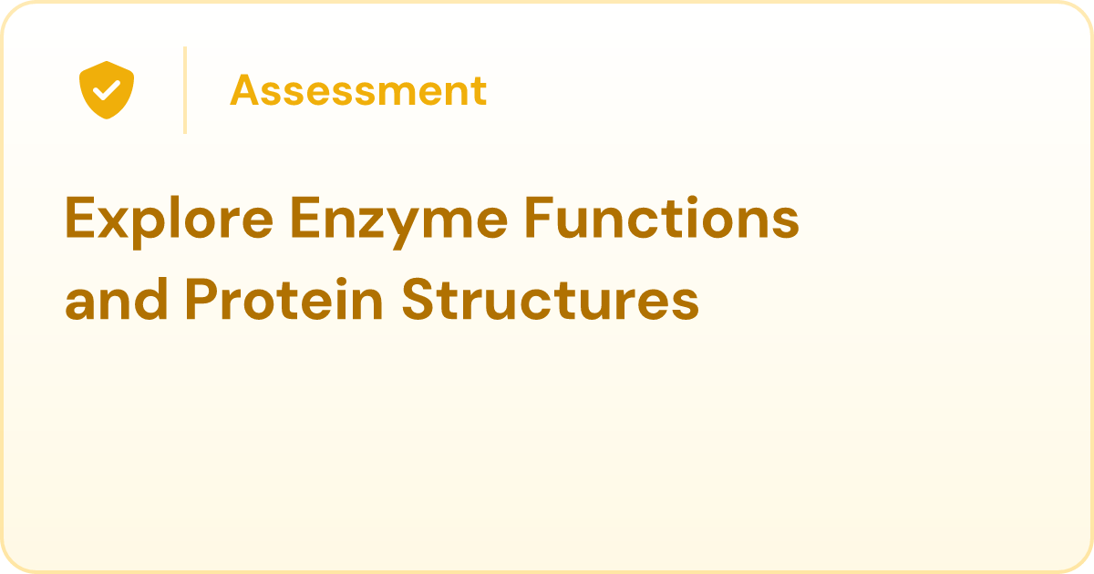 Explore Enzyme Functions and Protein Structures
