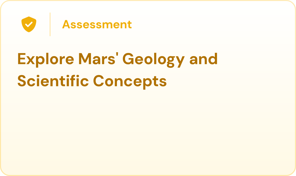 Explore Mars' Geology and Scientific Concepts