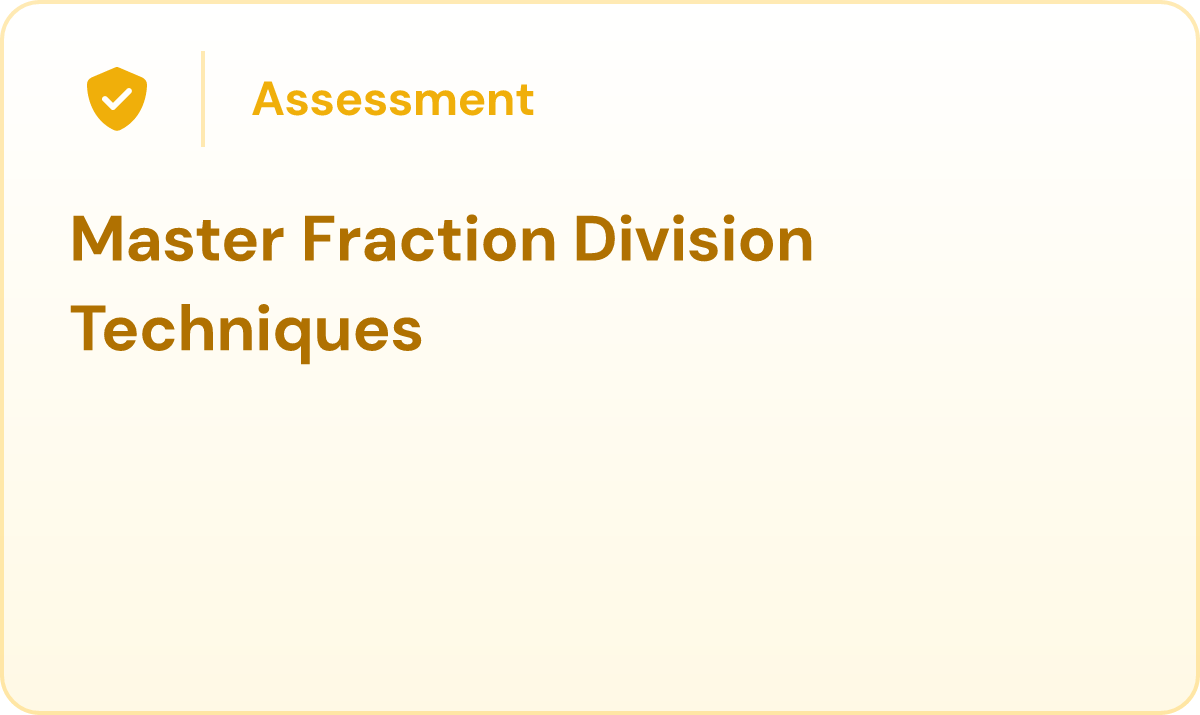 Master Fraction Division Techniques