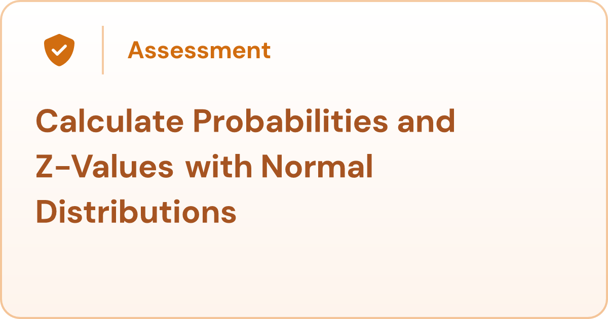 Calculate Probabilities and Z-Values with Normal Distributions