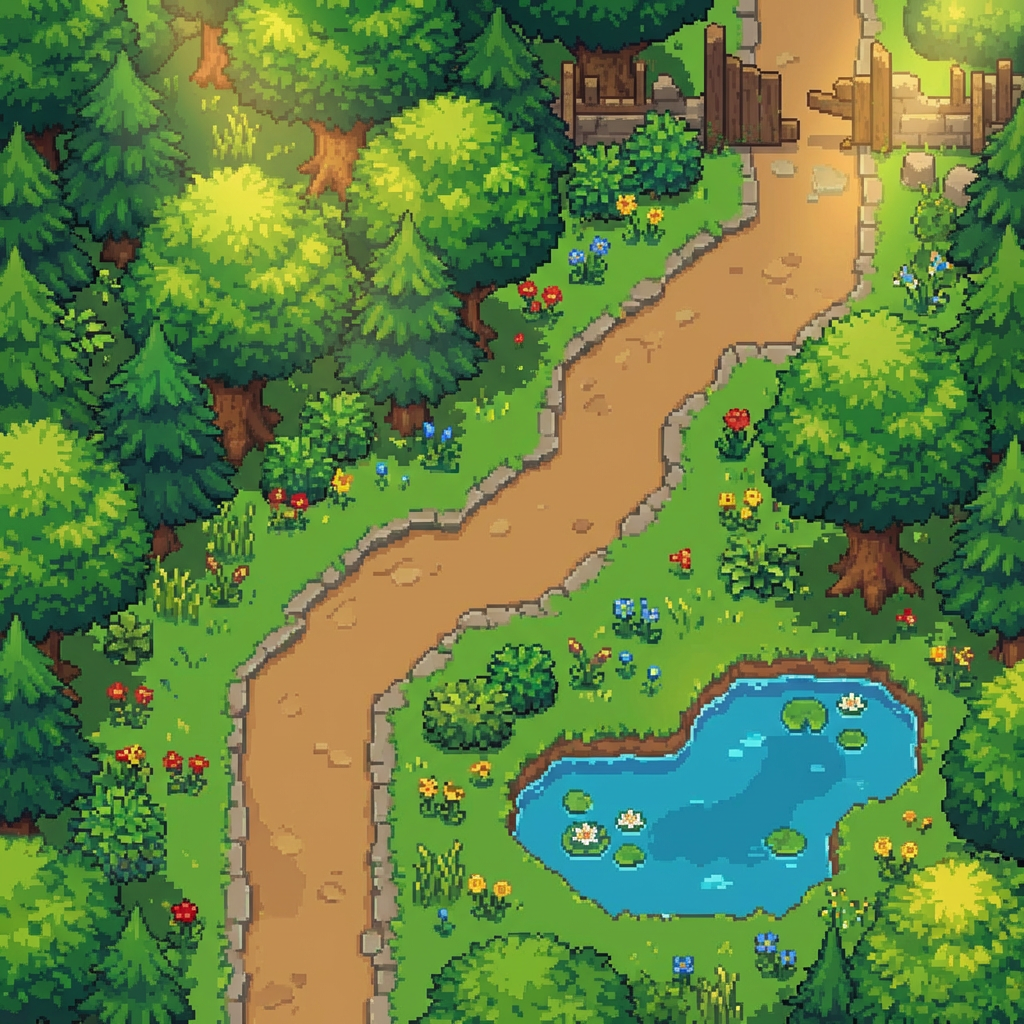 Forest arena map