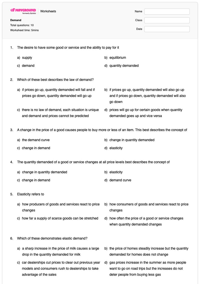 Demand - Printable Manifestation-determination-in-special-education-law Worksheets Year 12 - Wayground